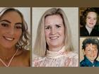 Ballarat alleged murder victims:  Hannah McGuire, Samantha Murphy, Rebecca Young and historic unsolved murder victims Belinda Williams and Tracy Howard. 