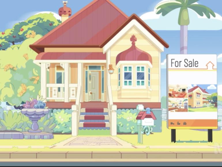 Yes, the Heeler family from hit kids’ animated TV show Bluey are selling their classic Queenslander home — in the show of course —but a listing has also been posted online to promote the upcoming season finale.
