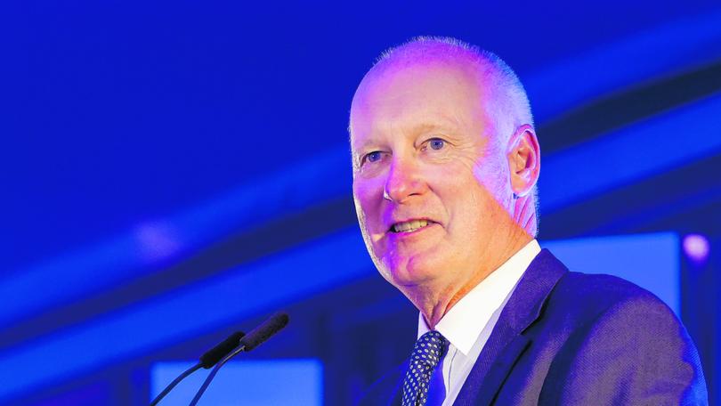 Woodside Energy chairman Richard Goyder has been forced to defend his position.