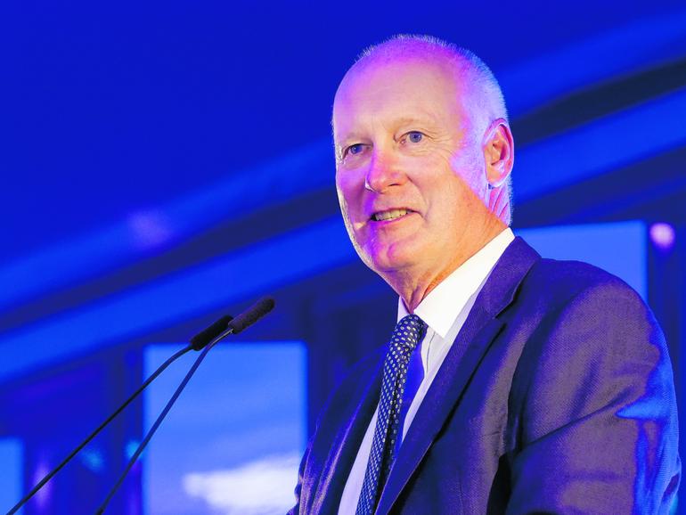 Woodside Energy chairman Richard Goyder has been forced to defend his position.