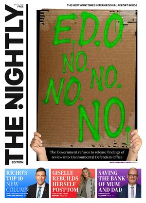 The front page of The Nightly for 11-04-2024