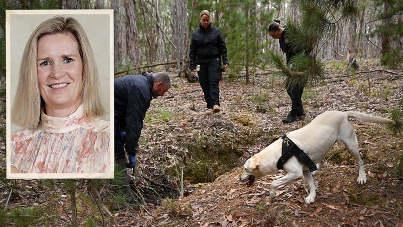 Police have descended on an area of bushland south of Ballarat as they launch a ‘significant’ new search for the body of missing mum Samantha Murphy.
