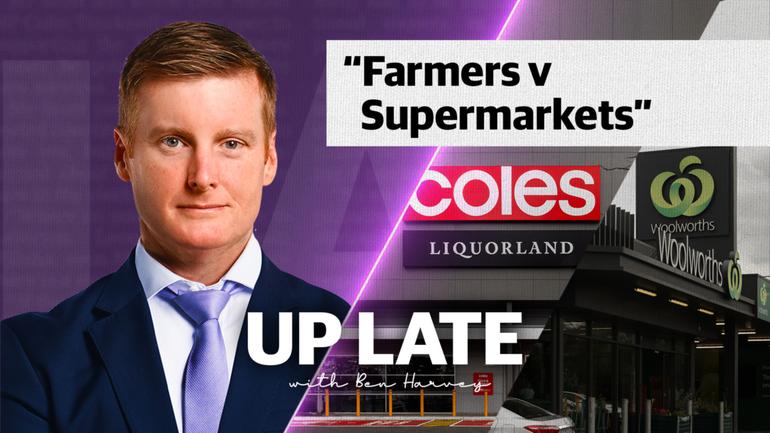 WATCH NOW:  In tonight’s show, Ben Harvey explains why the Albanese Government’s supermarket crackdown won’t reduce our grocery bills, with farmers unlikely to pick a fight with Coles or Woolies.