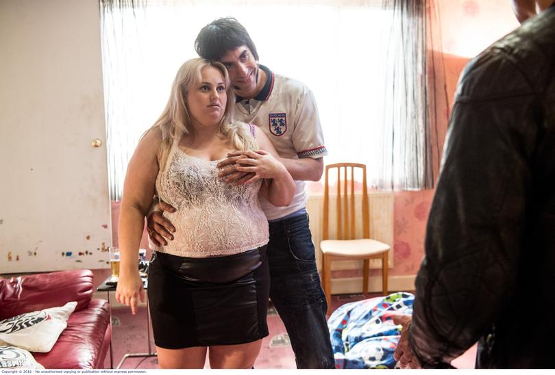 Rebel Wilson and Sacha Baron Cohen as a married couple in Grimsby.