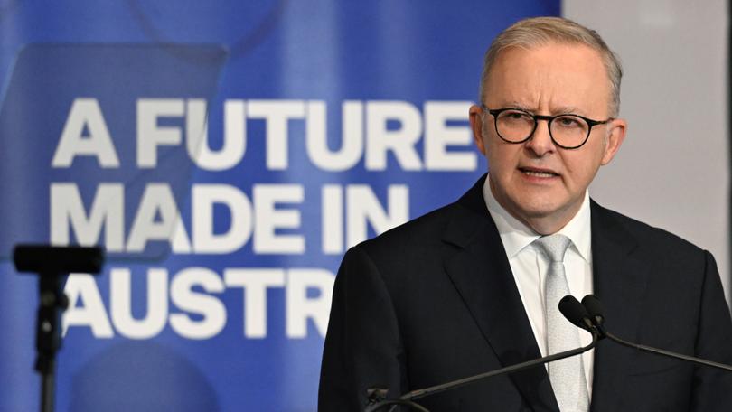 Australian Prime Minister Anthony Albanese addresses the Queensland Media Club.