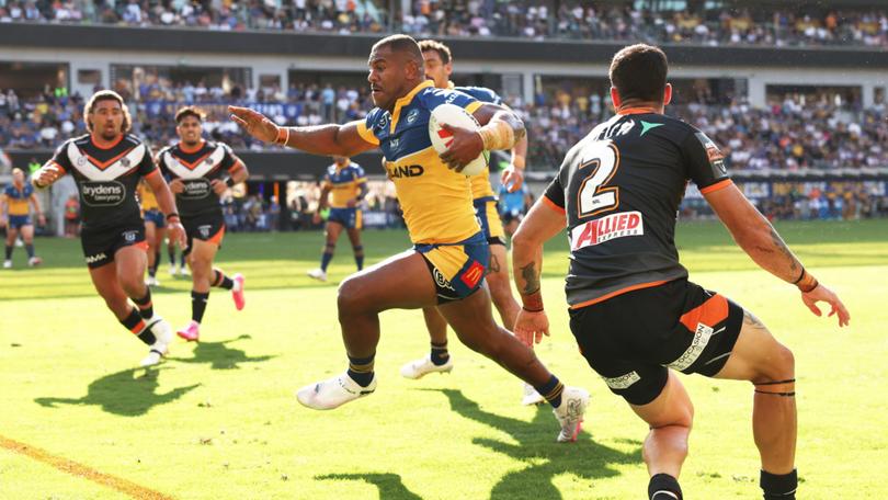 Maika Sivo will need to impress Eels coach Brad Arthur to get back into the first grade side.