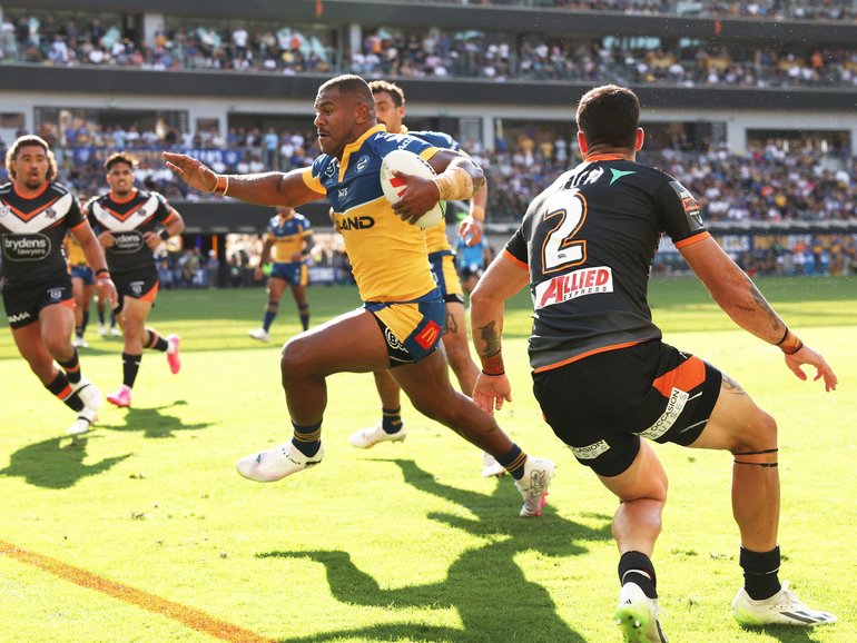  Maika Sivo will need to impress Eels coach Brad Arthur to get back into the first grade side.