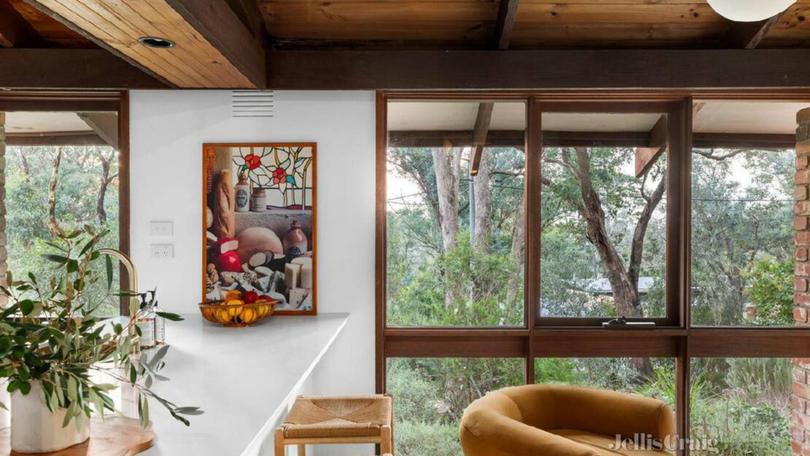 Forget Mid-Century, '70s style interiors such as in this Hurstbridge home is back in favour.