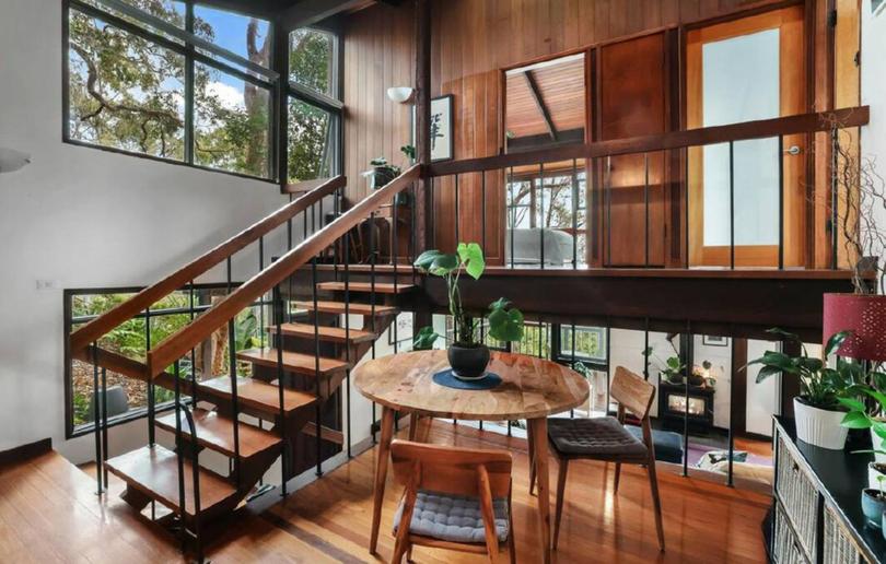 The split-level layout of this home in Sydney's Bayview has great appeal.