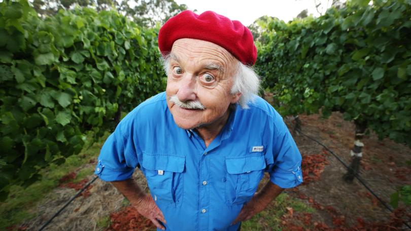 Celebrity Chef Ian Parmenter on his property near Margaret River.
