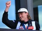 Premiership-winning Magpie Nathan Murphy has called time on his AFL career due to concussion. (James Ross/AAP PHOTOS)