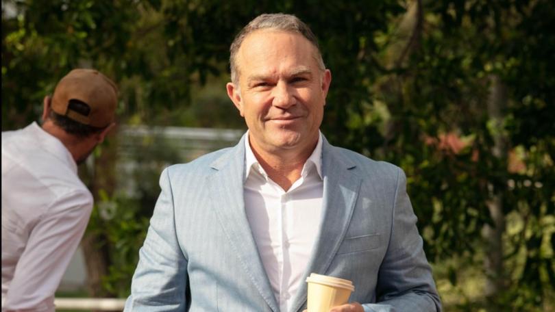 Michael Slater has been refused bail after being arrested on domestic violence charges. (Rob Maccoll/AAP PHOTOS)