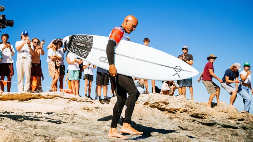 Kelly Slater is out of the WSL. 