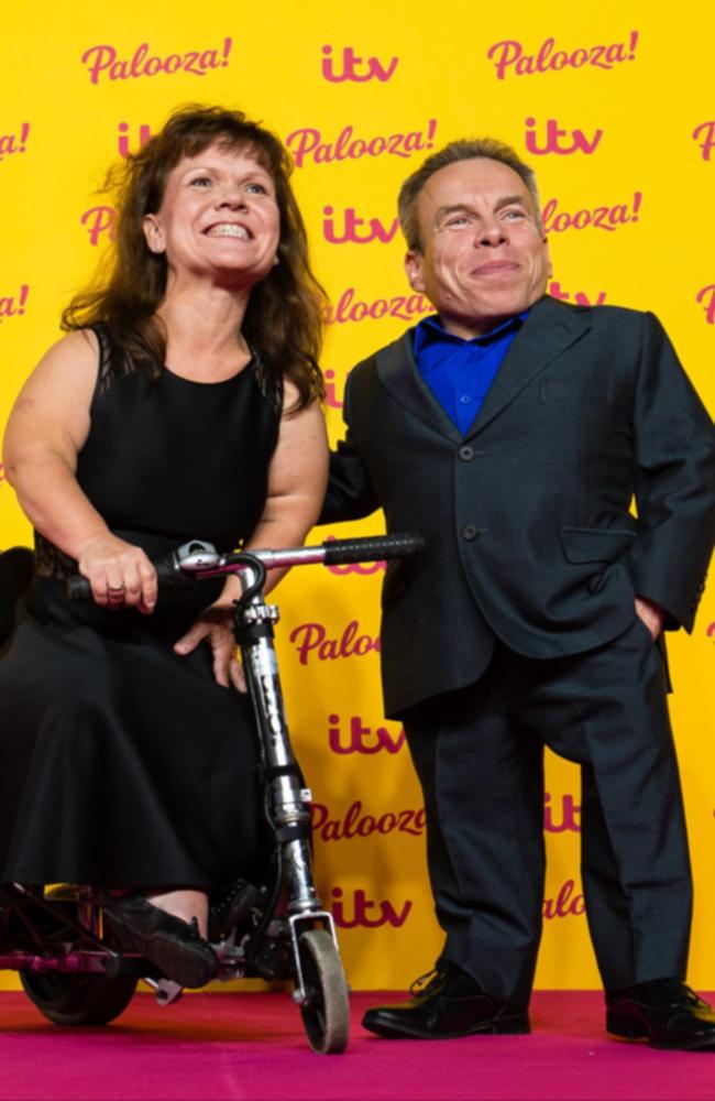 Samantha and Warwick Davis