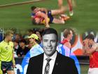 Dump tackles, crying and goal umpires all feature in Matthew Richardson's top 10.