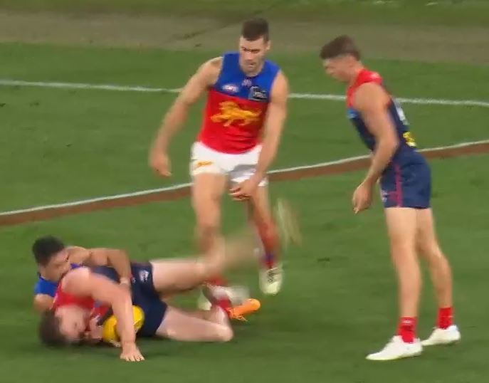 Charlie Cameron beat a one-game suspension for his dump tackle on Melbourne defender Jake Lever.