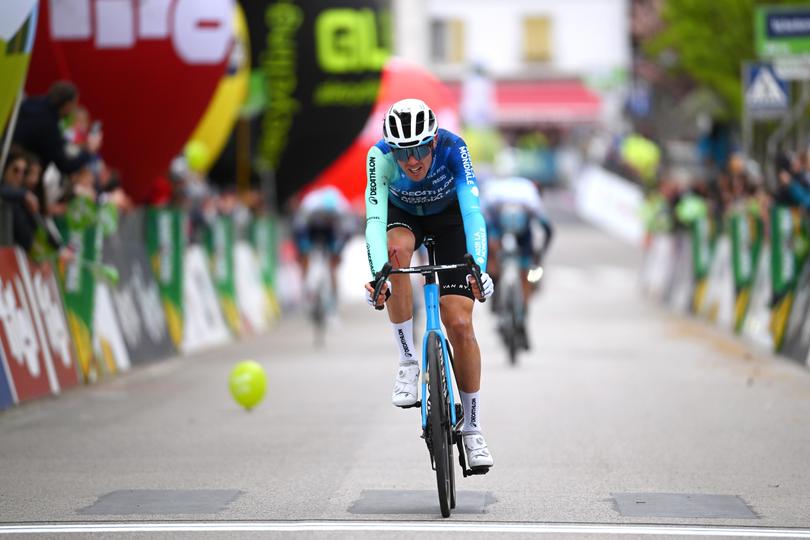Ben O’connor managed to finish third after crashing during the race.