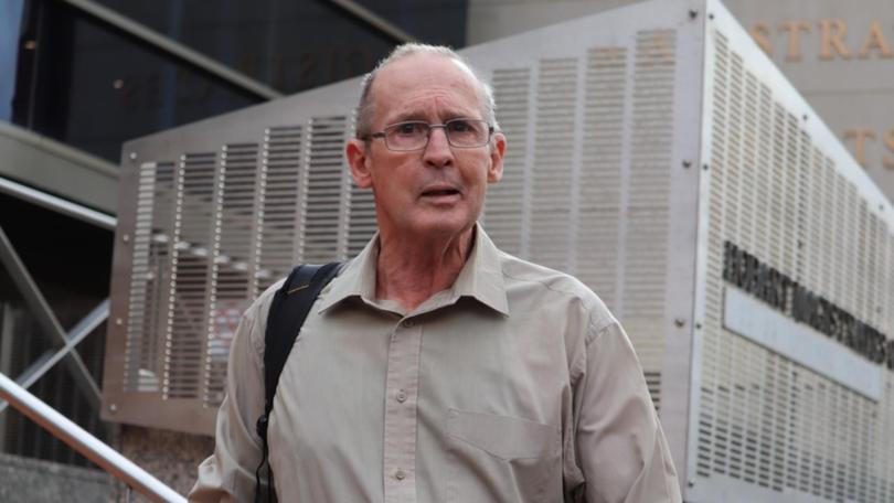 Nicolaas Ockert Bester pleaded not guilty to harassment offences involving Grace Tame. (Ethan James/AAP PHOTOS)