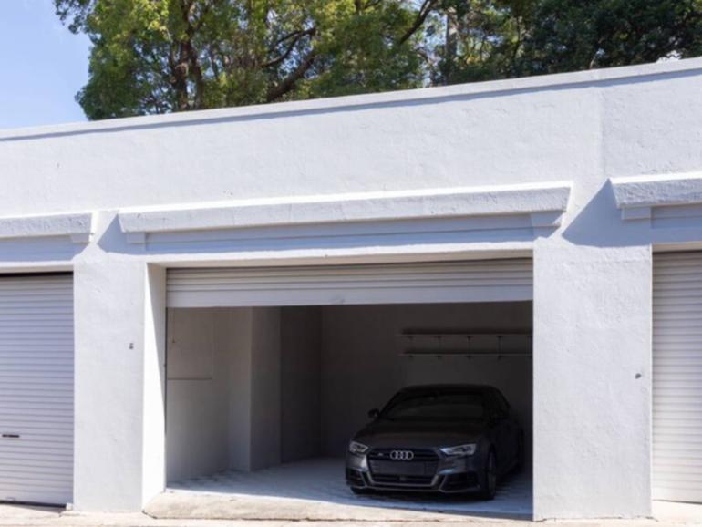 The garage comes with a roller door - that rolls up, and rolls down. Not bad for $500,000.