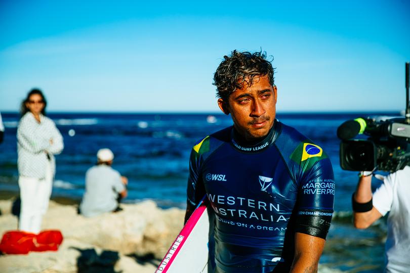 Samuel Pupo defeated his brother Miguel to knock him out of the World Surf League.