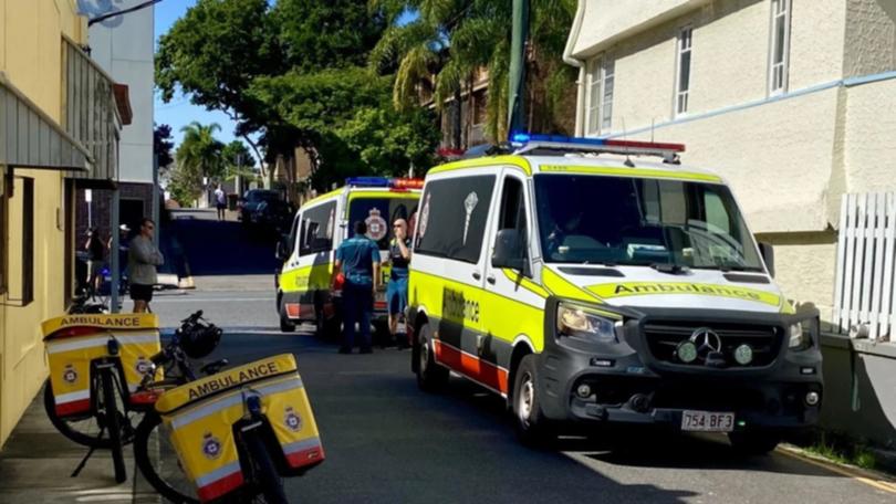 Emergency services responded to reports of an explosion on the corner of Bowen Terrace and Oxley Lane just after 9am on Saturday.