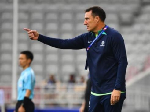 Tony Vidmar coaching at the Asian U23 Cup where Australia have failed to reach the Olympics. (HANDOUT/AFC Media)