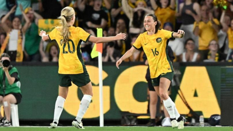 NSW, Queensland and WA have been announced as venues as the Matildas chase the 2026 Asian Cup. (James Ross/AAP PHOTOS)