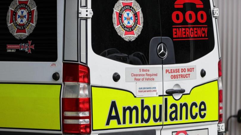 Queensland Ambulance workers responded to an incident on the Bruce Highway on Monday morning. A man has reportedly been shot.