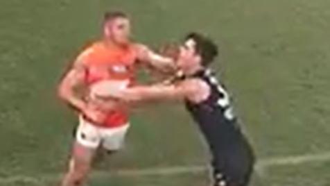 Jesse Hogan has had his charge for striking Lewis Young dimissed.