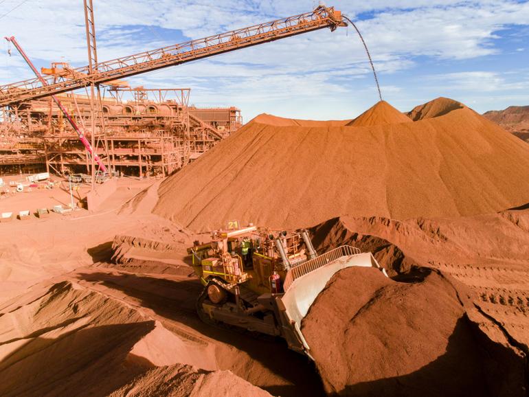 Shipments of Fortescue iron ore was hit by bad weather and a train derailment.