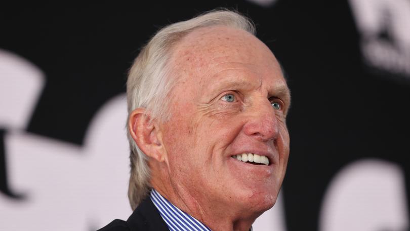 LIV Golf CEO and former Aussie champion Greg Norman in Australia ahead of the LIV Golf tournament which starts on Friday. 