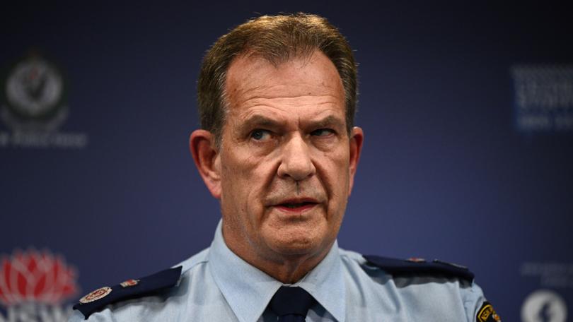 NSW Police Deputy Commissioner David Hudson.
