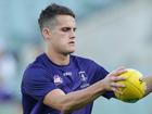 Harley Balic in his Fremantle days in 2017.