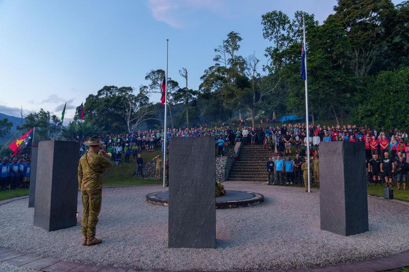 Prime Minister Anthony Albanese commemorates Anzac Day with a dawn service in Papua New Guinea after walking the Kokoda Track.