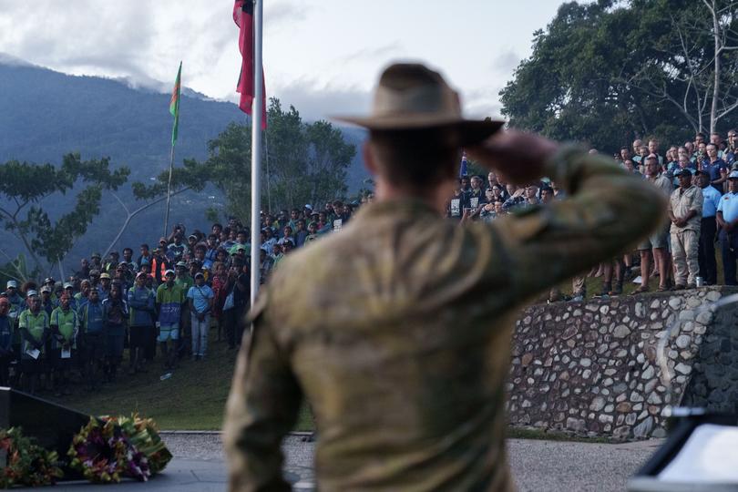 Prime Minister Anthony Albanese commemorates Anzac Day with a dawn service in Papua New Guinea after walking the Kokoda Track.