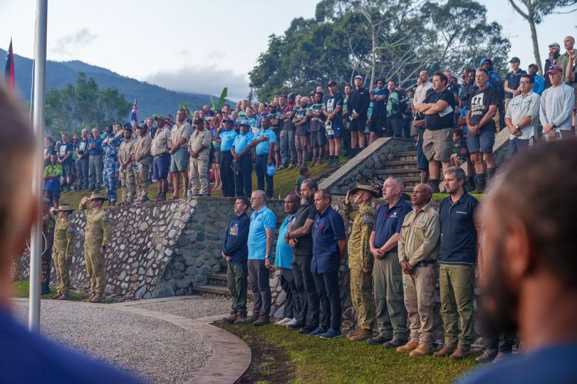 Prime Minister Anthony Albanese commemorates Anzac Day with a dawn service in Papua New Guinea after walking the Kokoda Track.