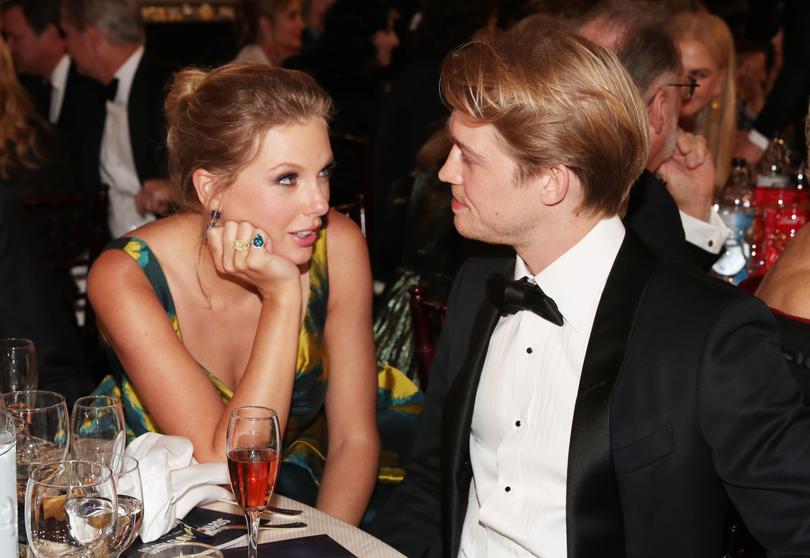 Taylor Swift wields her scalpel and dissects every inch of her recent relationships. Pictured with ex Joe Alwyn. 