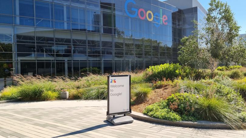 Google’s global HQ at Mountain View in California in 2022