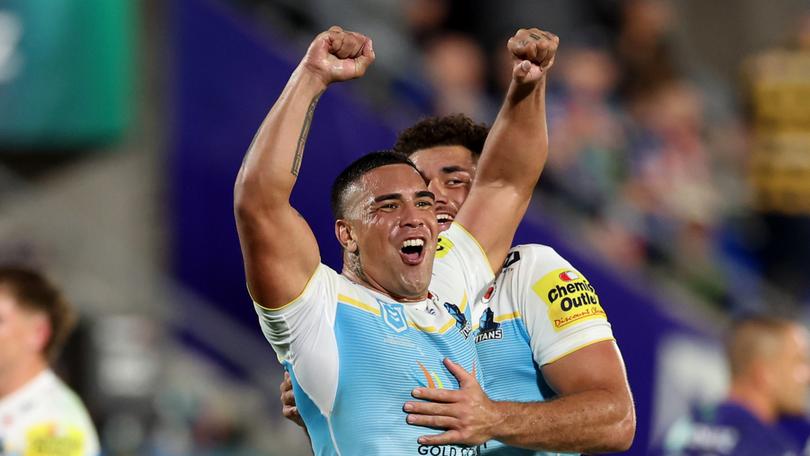 The Titans have won their first NRL game of the season.