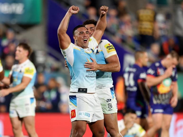 The Titans have won their first NRL game of the season.