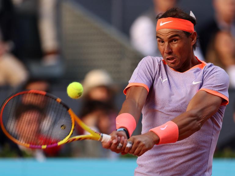 Rafael Nadal made short work of teenager Darwin Blanch at the Mutua Madrid Open.