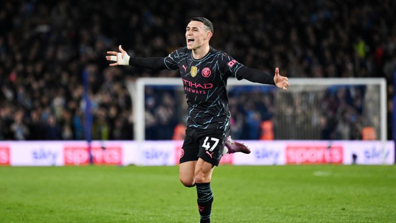Phil Foden’s fine form for Manchester City continued with two goals overnight.