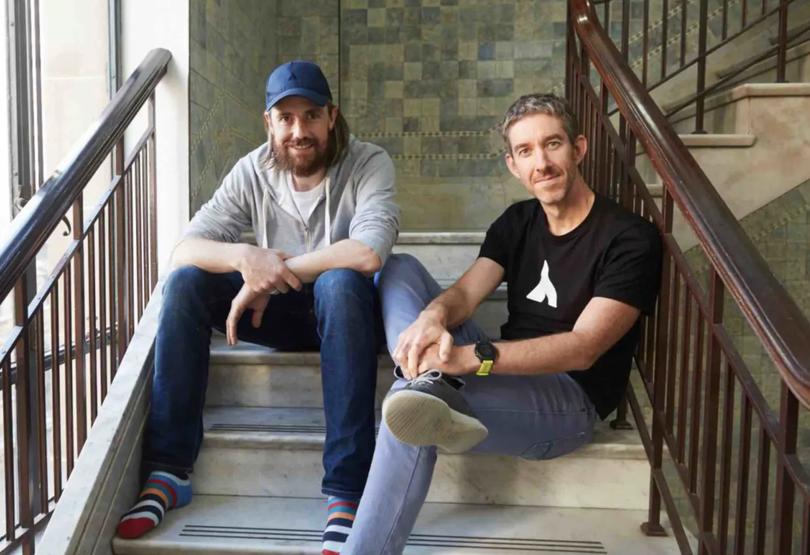 Atlassian co-founders Mike Cannon-Brookes and Scott Farquhar