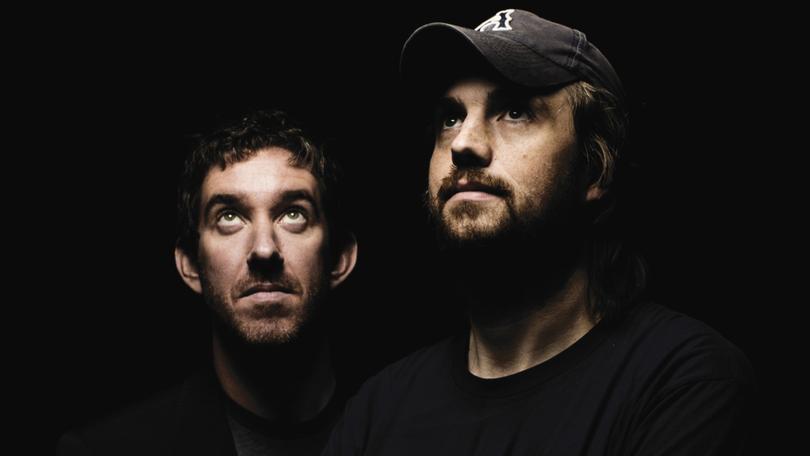 Atlassian co-CEO Scott Farquhar and Mike Cannon-Brookes. Mr Farquhar has announced he will step down. Credit: Nic Walker