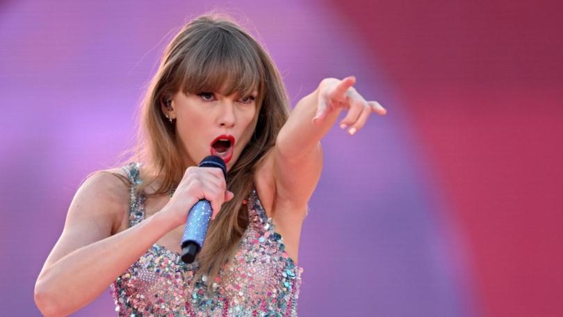 Sales of Taylor Swift's The Tortured Poets Department reached 2.61 million in the week to April 25. (Joel Carrett/AAP PHOTOS)