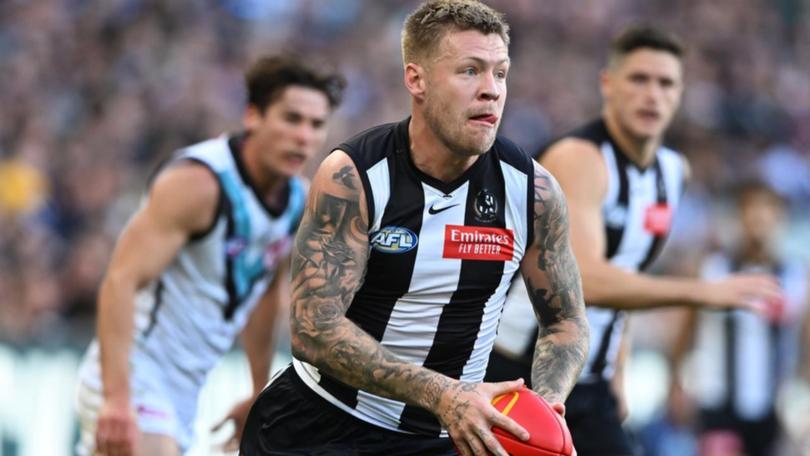 Jordan De Goey will not play against Carlton at the MCG. (James Ross/AAP PHOTOS)