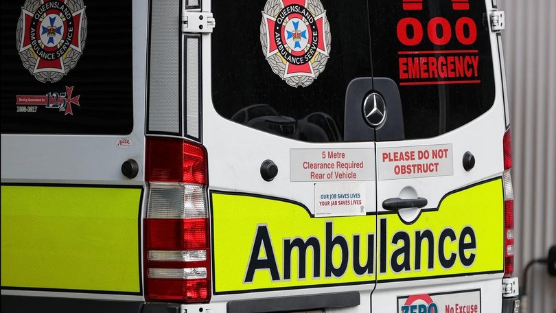 Several ambulances were sent to the scene of the crash in Brisbane's Legacy Way Tunnel. (Russell Freeman/AAP PHOTOS)