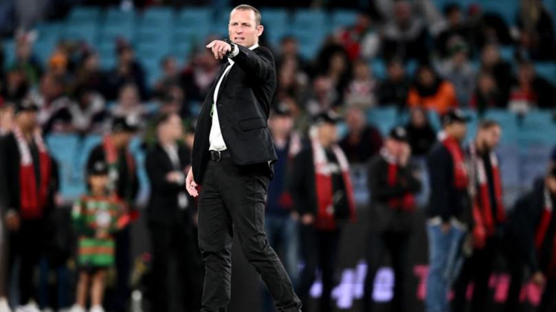 Ben Hornby will be calling the shots for Souths against the Panthers on Thursday. (Dan Himbrechts/AAP PHOTOS)