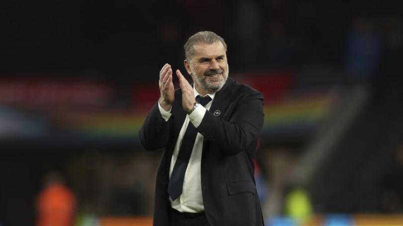 Ange Postecoglou has joked that he's off to Sweden - because there's no VAR there. (AP PHOTO)