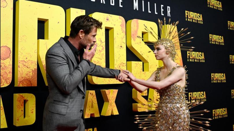 Australian Chris Hemsworth stars with Anya Taylor-Joy in the latest Mad Max film. 